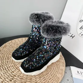 21 BLING Fluffy Sneakers