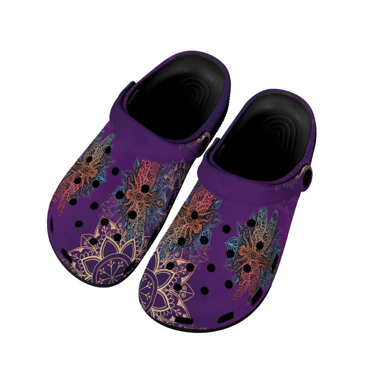 AfroFashion Mandala Designer Non-slip Crocs Sandals