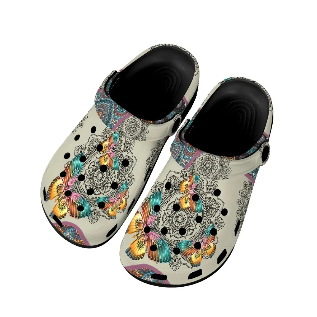 AfroFashion Mandala Designer Non-slip Crocs Sandals