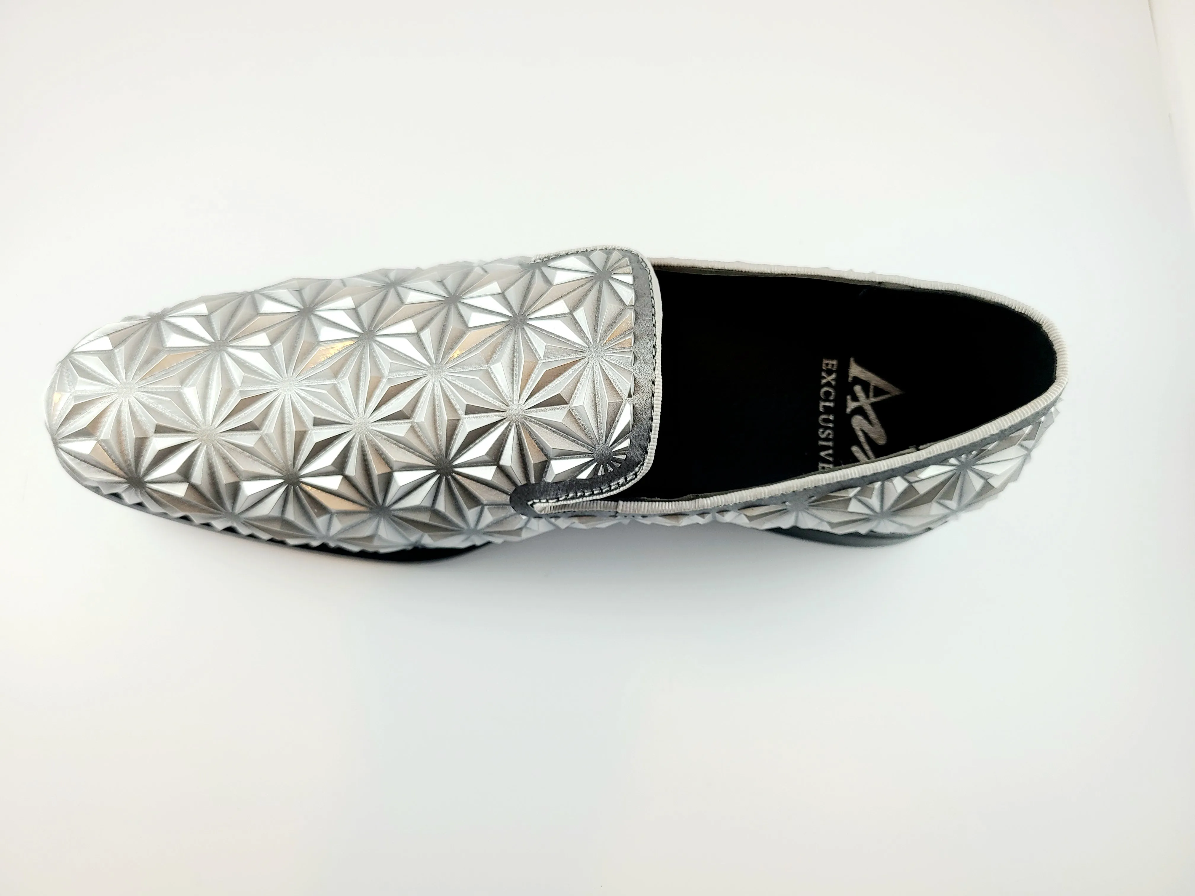 After midnight Slip on Swirl Pattern shoes