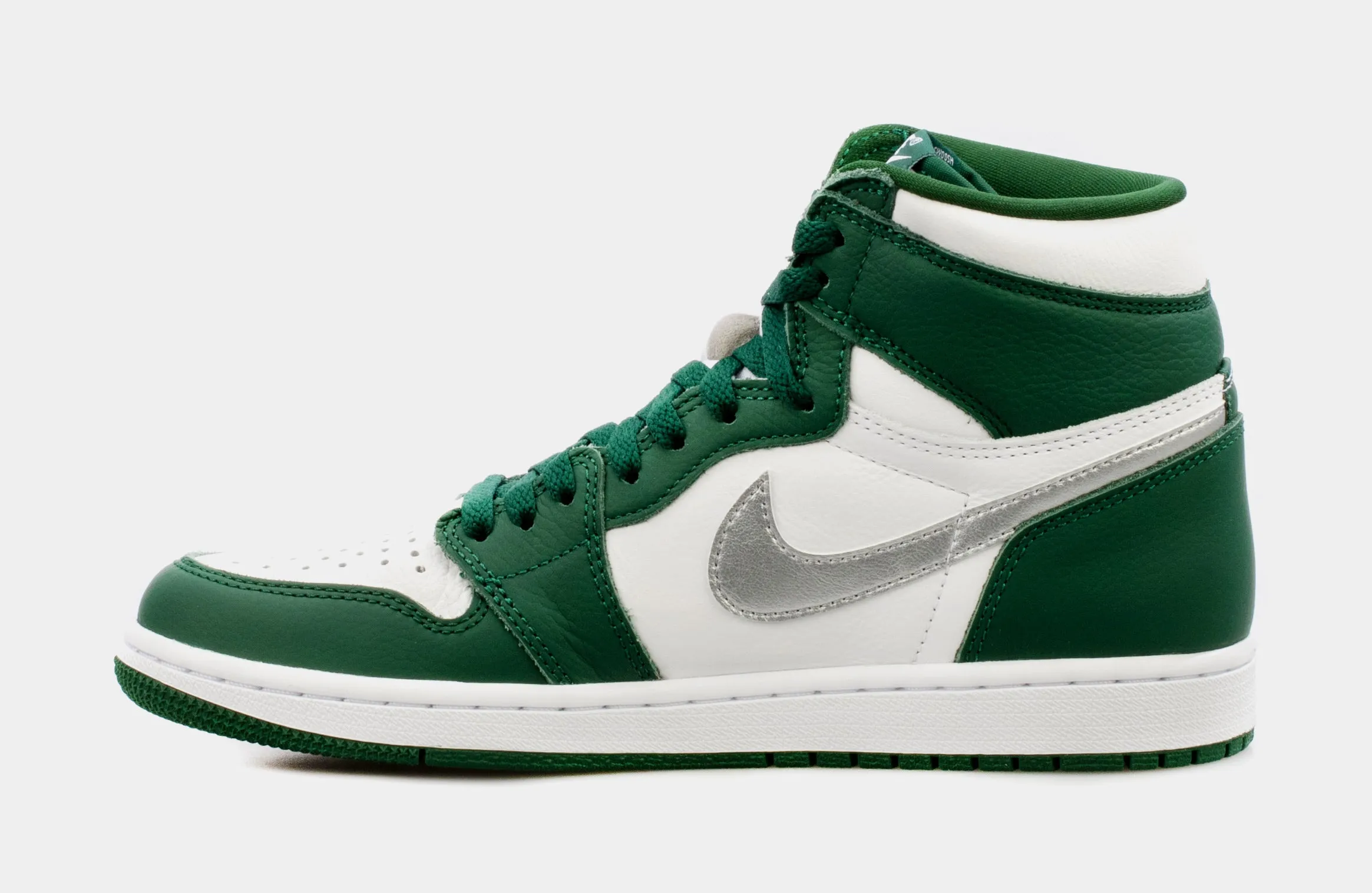 Air Jordan 1 High OG Gorge Green Mens Lifestyle Shoes (Green/White) Free Shipping