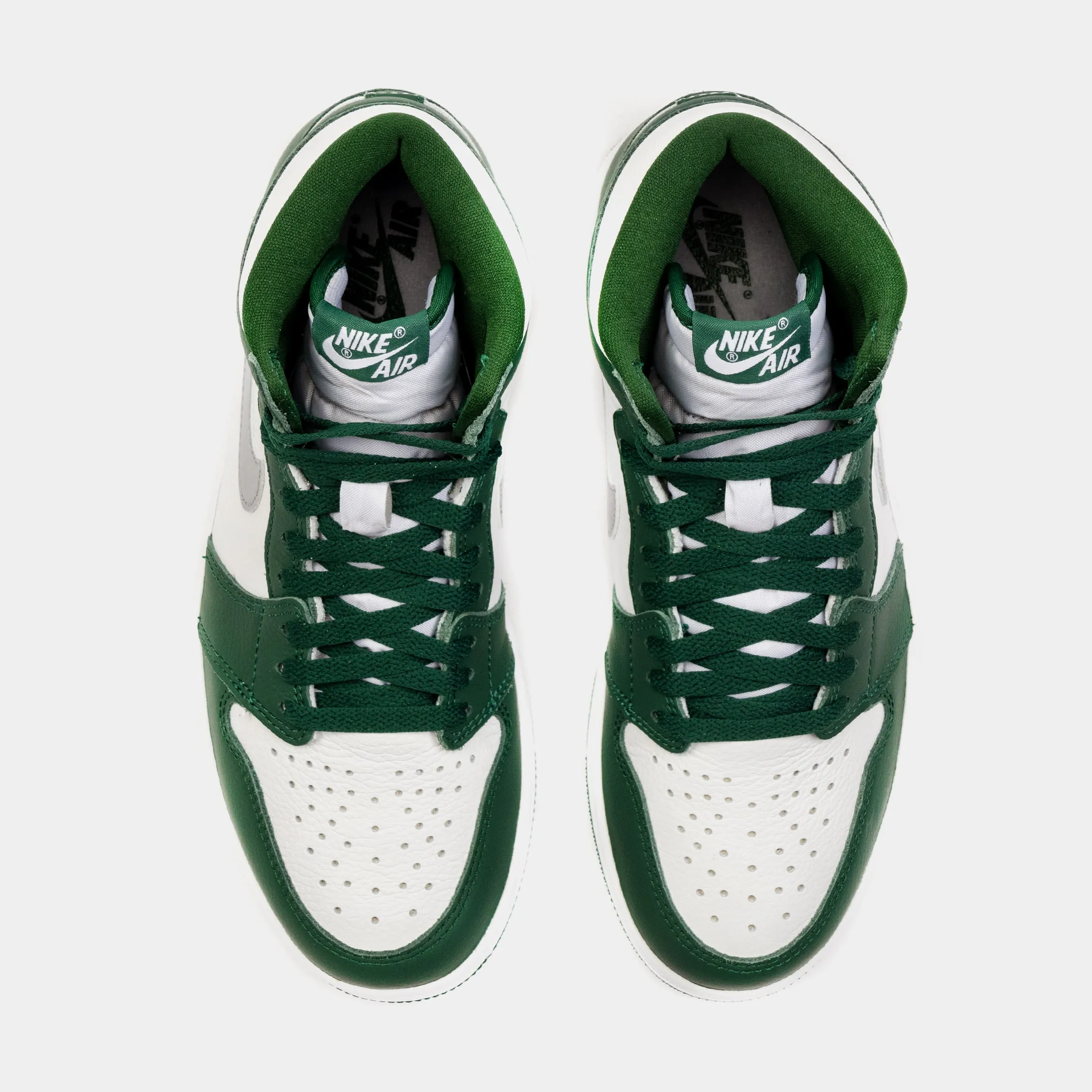 Air Jordan 1 High OG Gorge Green Mens Lifestyle Shoes (Green/White) Free Shipping