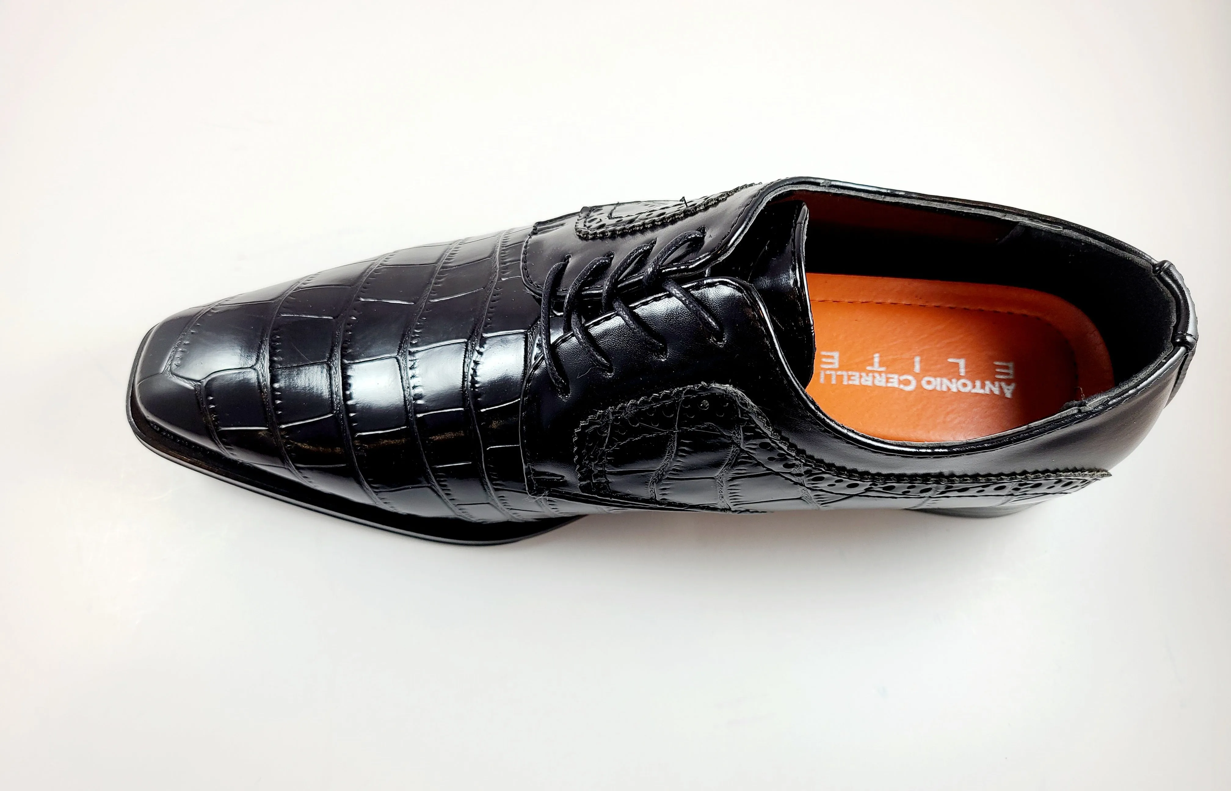 Antonio Cerrelli Elite Croc Print Shoes