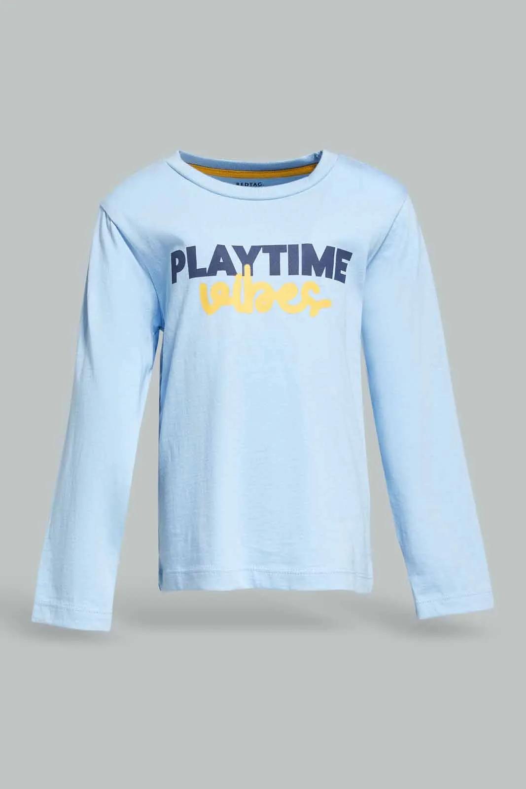 Baby Boys Blue Play Time Printed T-Shirt