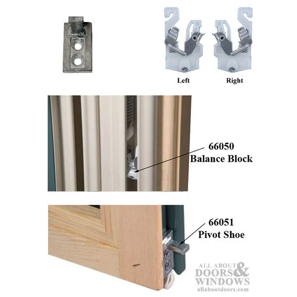 Balance Block / Locking Terminal, Windsor, Shelter - Tilt in wood window