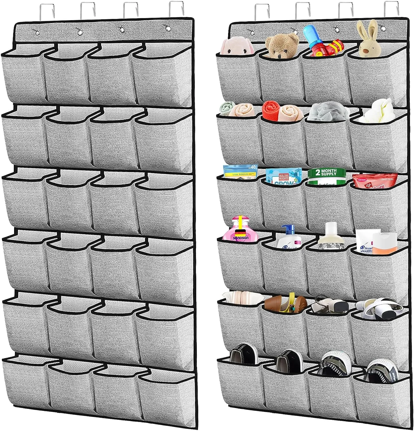 Blushbees® 2-Pack Over-the-Door Shoe Organizer