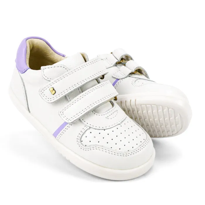 Bobux Kids IWalk IW Riley Sneaker White Lilac 638117