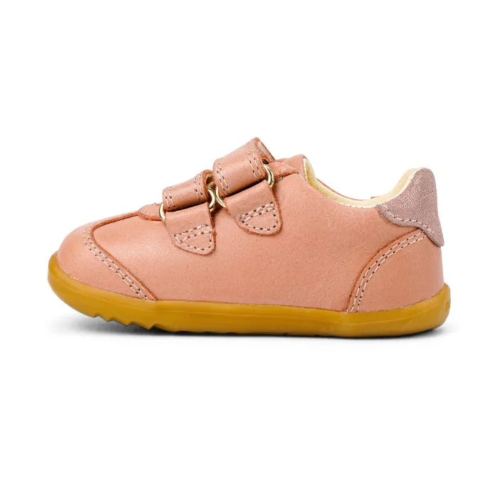 Bobux Step Up SU  Sprite Leather Sneaker Rose Pink