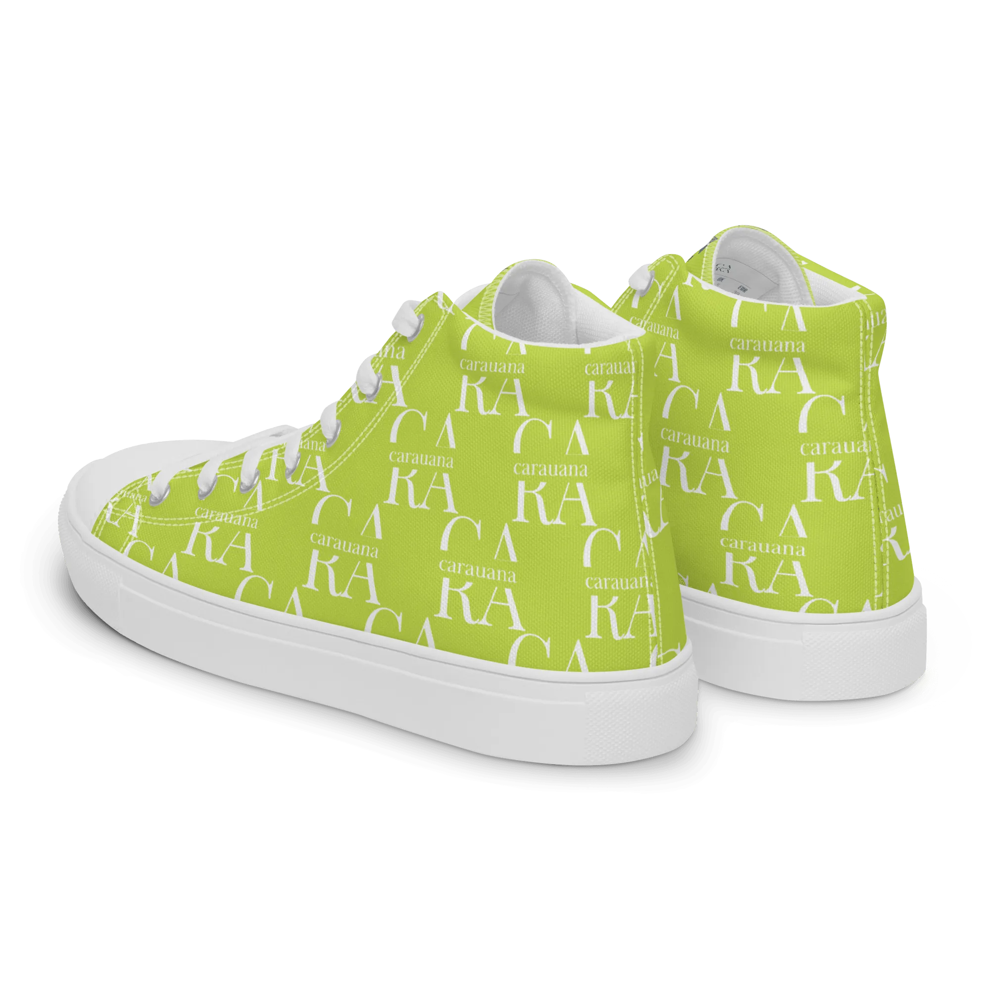 CARAUANA Hip Hop canvas shoes Lemon Branded