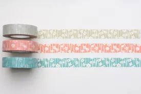 Classiky - ten to sen Little Flowers Masking Tape - 15mm - Set of 3