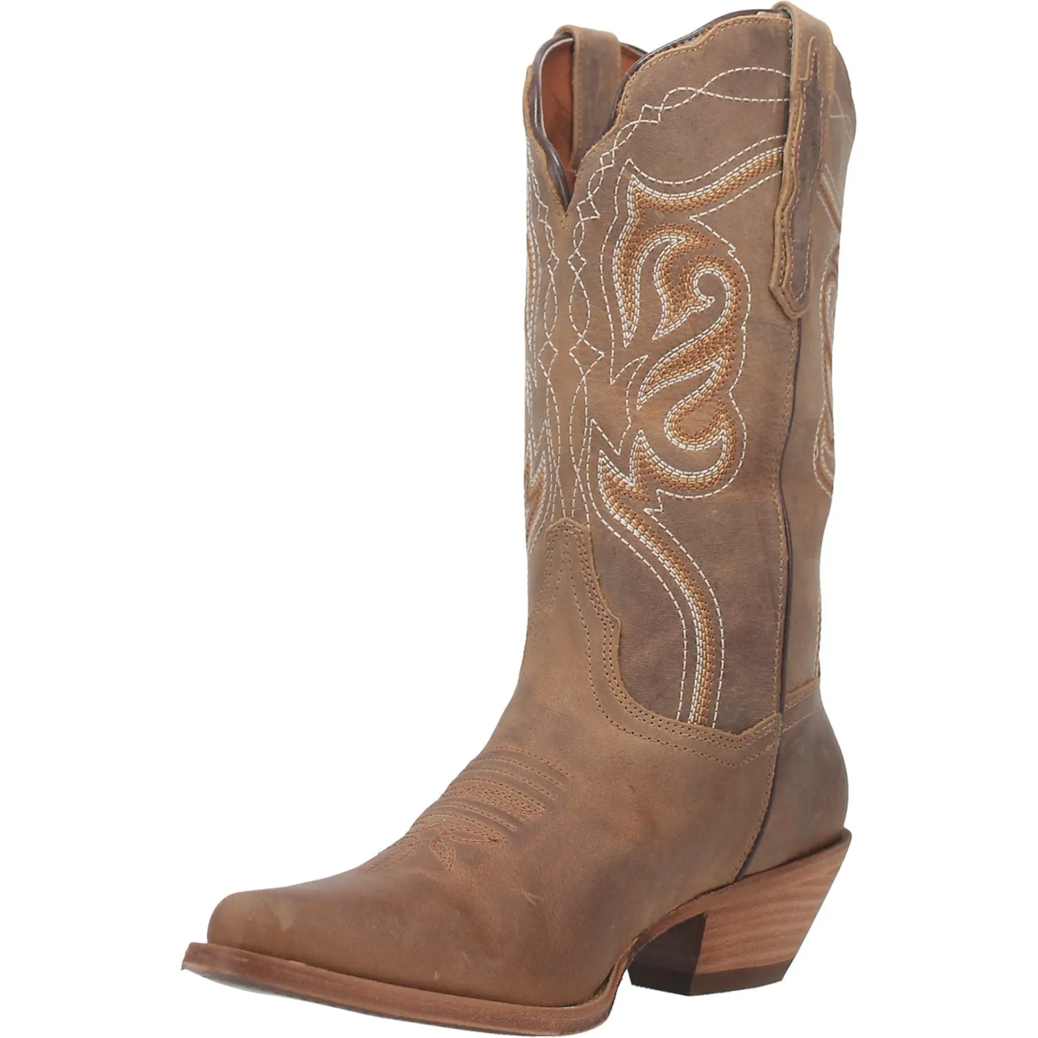 Dan Post Womens Karmel Cowboy Boots Leather Tan