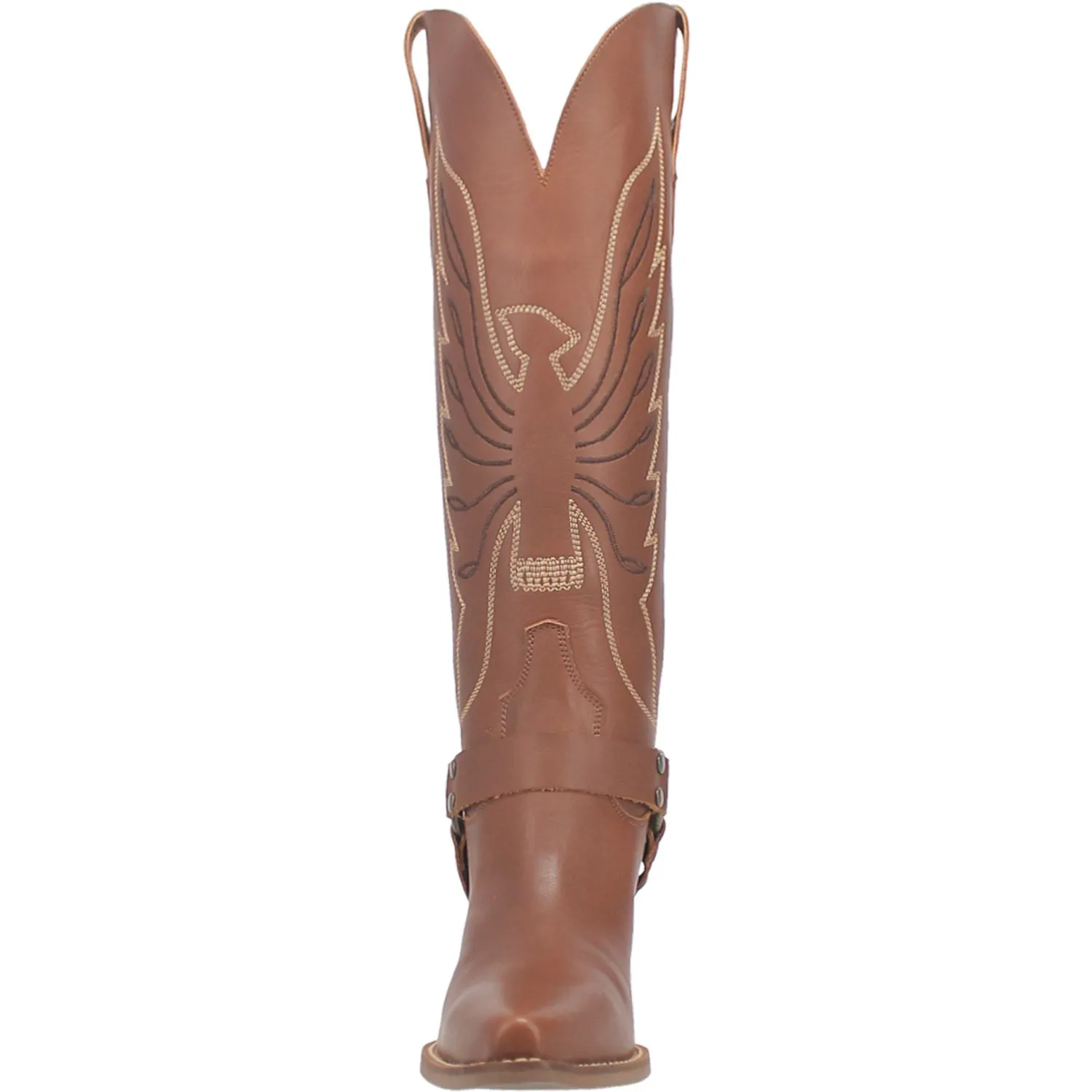 Dingo Womens Heavens To Betsy Cowboy Boots Leather Brown