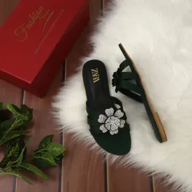 Flower Flats (Green)