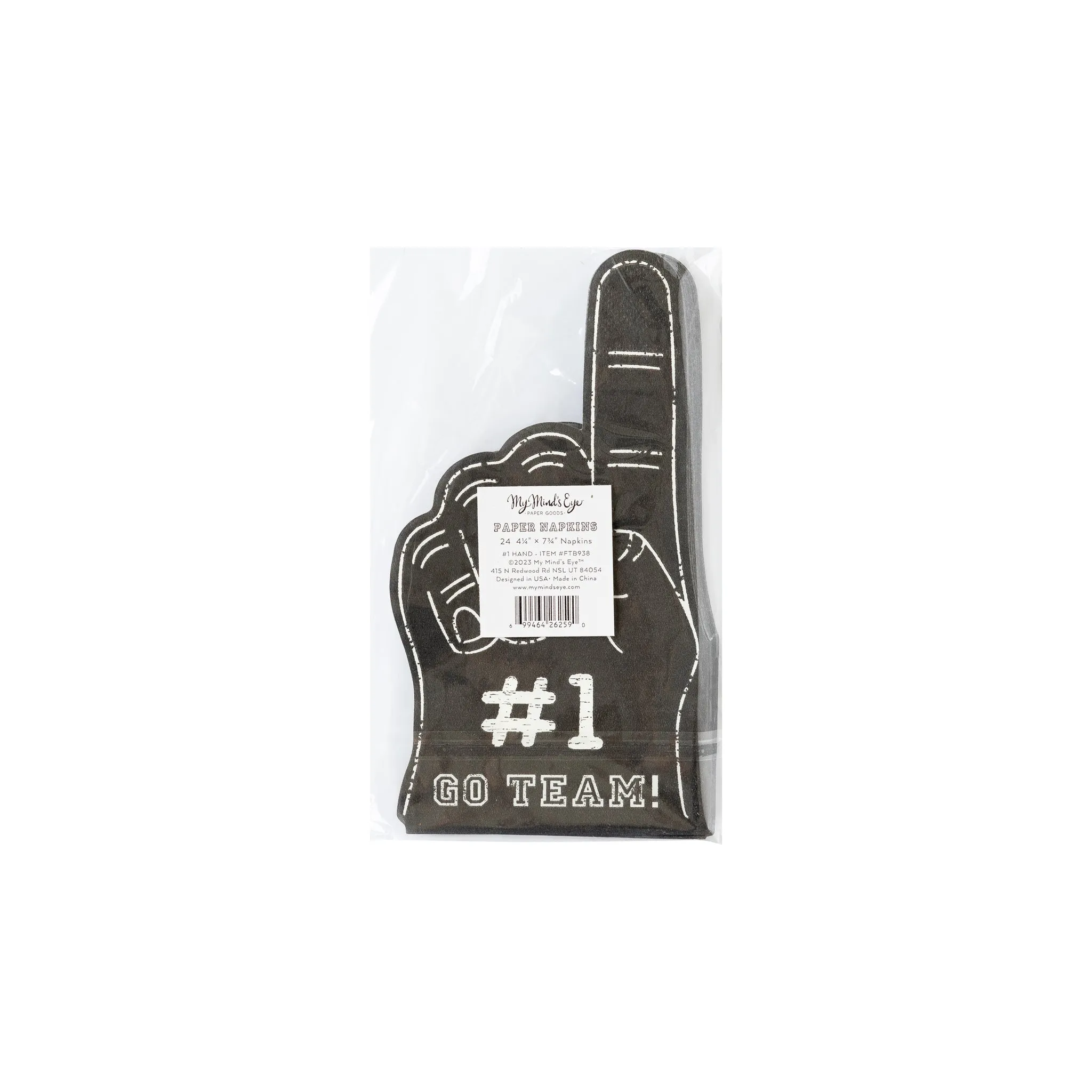 Football #1 Hand Shaped Paper Dinner