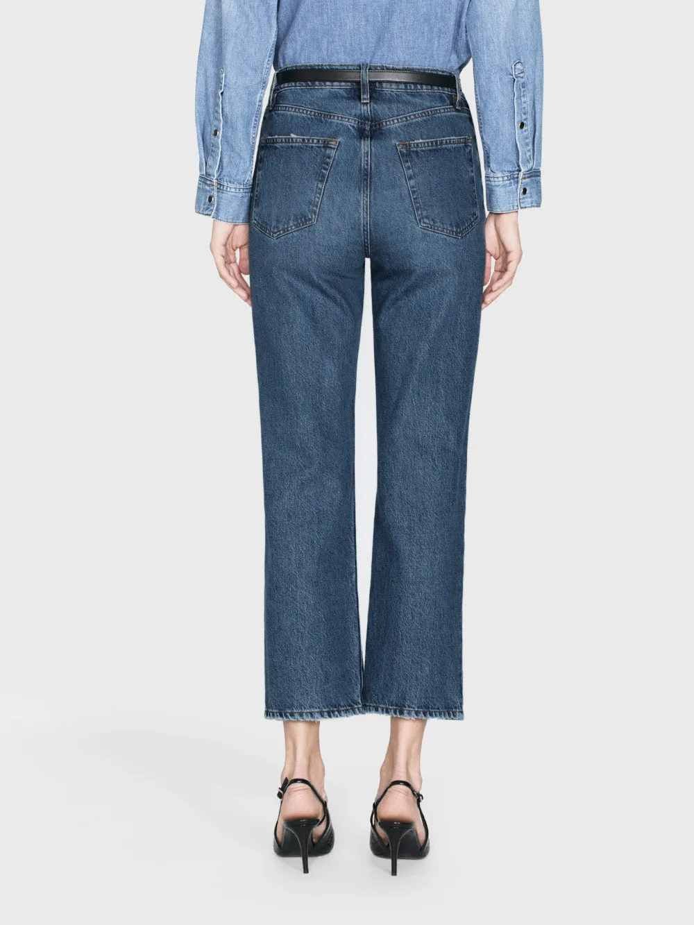 Frame - Le Jane Crop Denim in Caramia