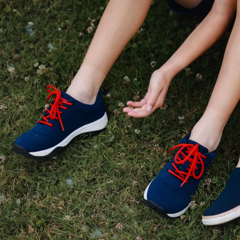 Grounding Sneaker • Navy Bamboo Knit