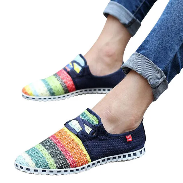 HEE GRAND Summer Flat Shoes Woman Comfortable Casual Lace-Up Flats Breathable Mesh Women Shoes 3 Colors Size 35-40 XMF263