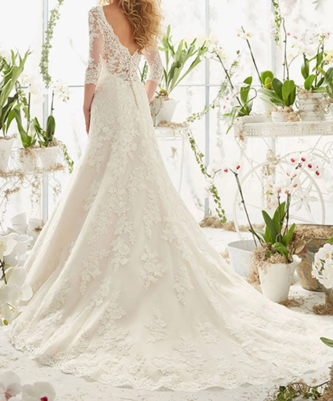 Lace Princess Mermaid Wedding Dresses at Bling Brides Bouquet online Bridal Store