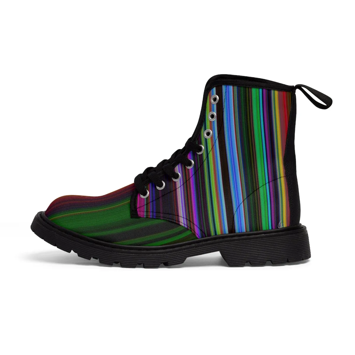 Men's Canvas Boots STRIPED