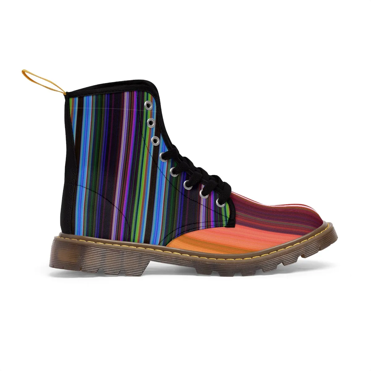 Men's Canvas Boots STRIPED