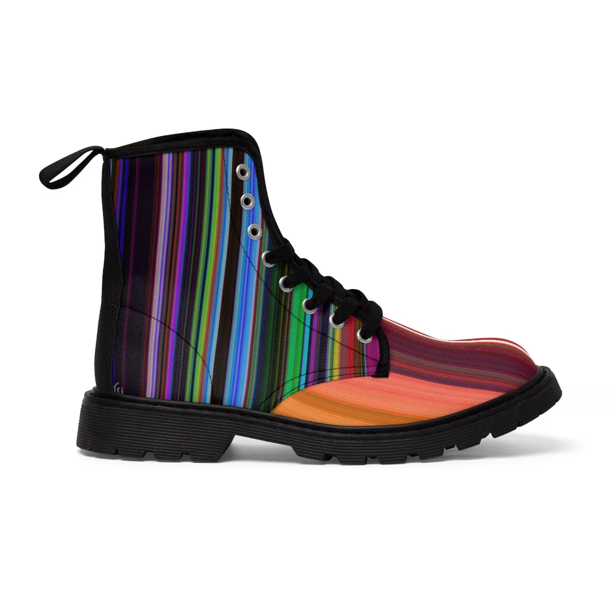 Men's Canvas Boots STRIPED