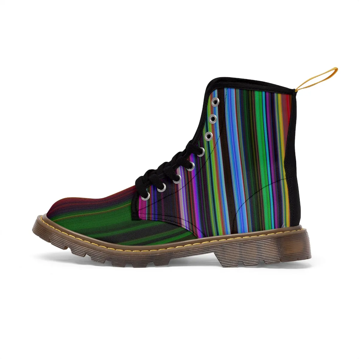 Men's Canvas Boots STRIPED