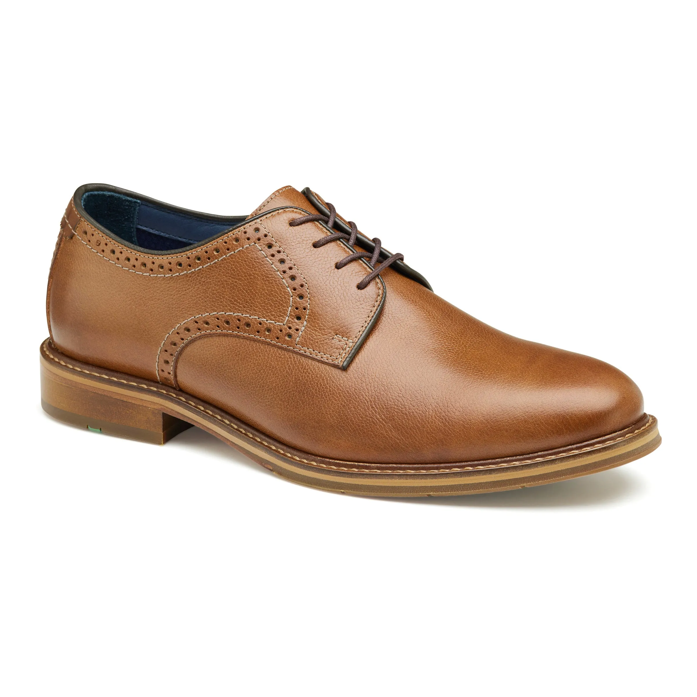 Men's Johnston & Murphy XC Flex Raleigh Plain Toe Color: Tan