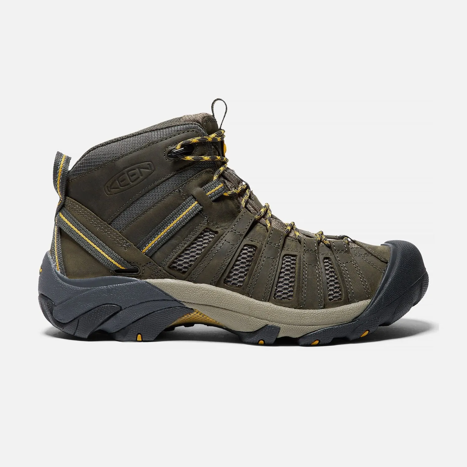 Men's Keen Voyageur Mid Color: Raven/ Tawny Olive