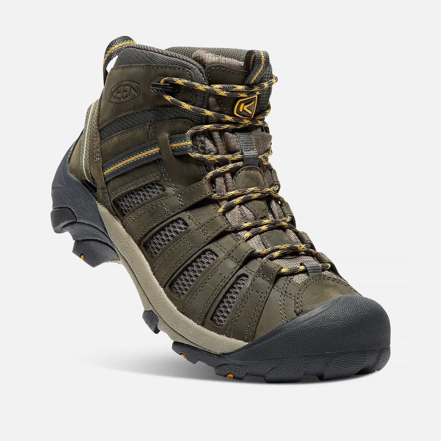 Men's Keen Voyageur Mid Color: Raven/ Tawny Olive