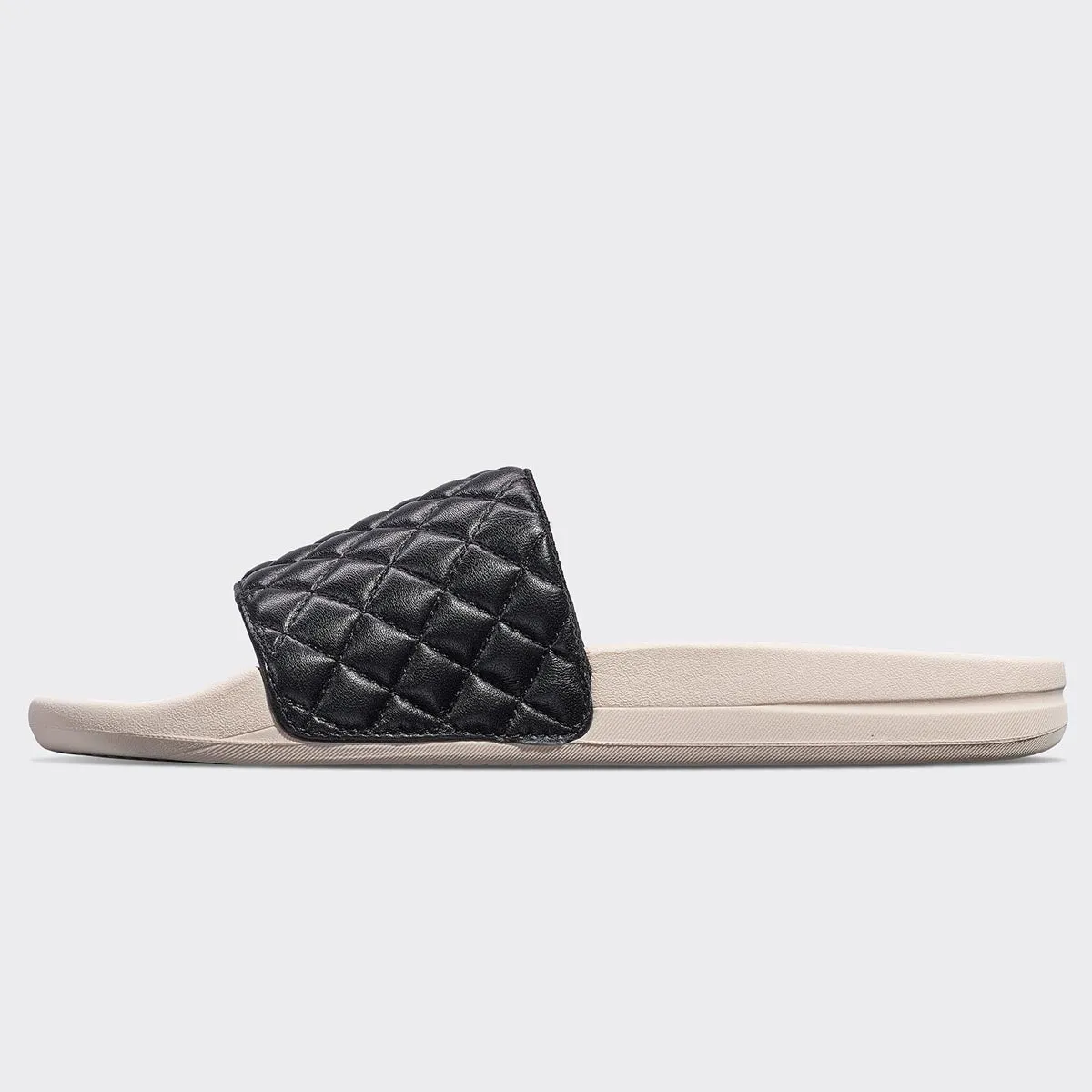 Men's Lusso Slide Black / Creme