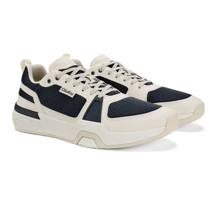 Men's Olukai Anau Color: Mood Indigo / Bright White