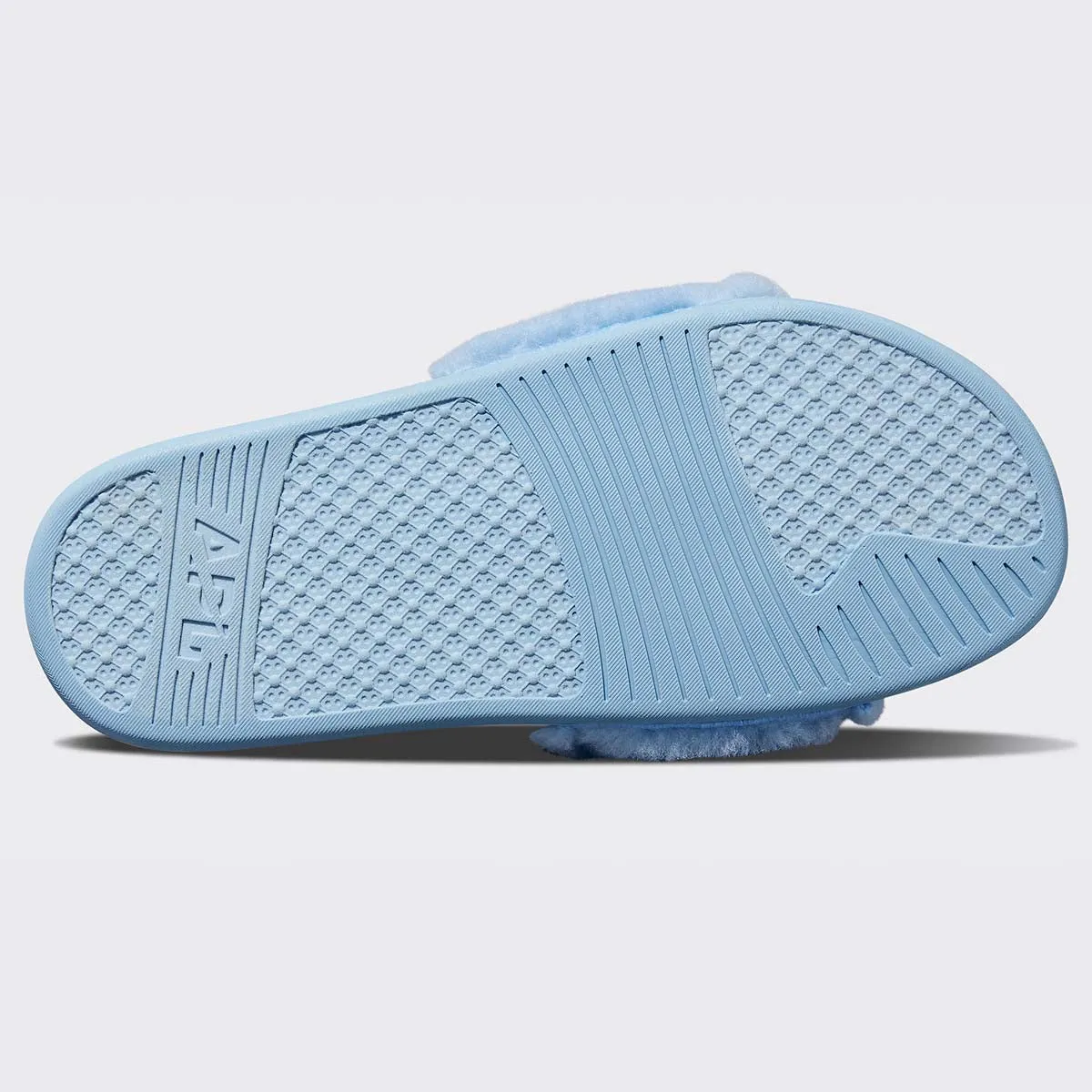 Men's Shearling Slide Ice Blue