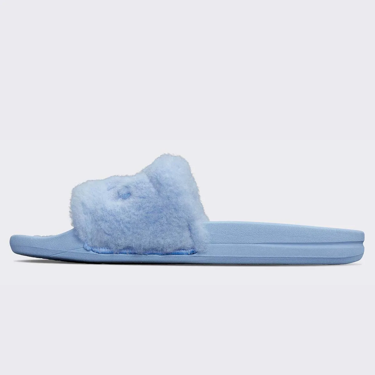 Men's Shearling Slide Ice Blue