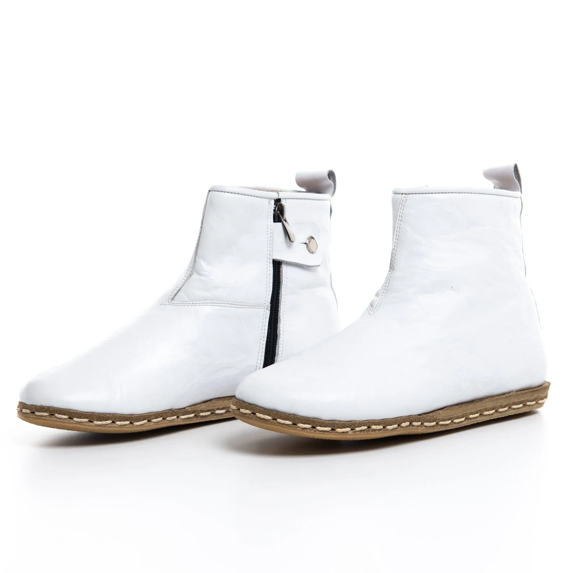 Men's White Boots