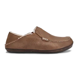 Moloā Slipper - Toffee / Dark Wood