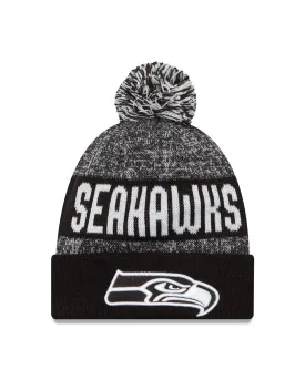 NFL Seattle Seahawks 2016 Sport Knit Beanie, One Size, Black/White