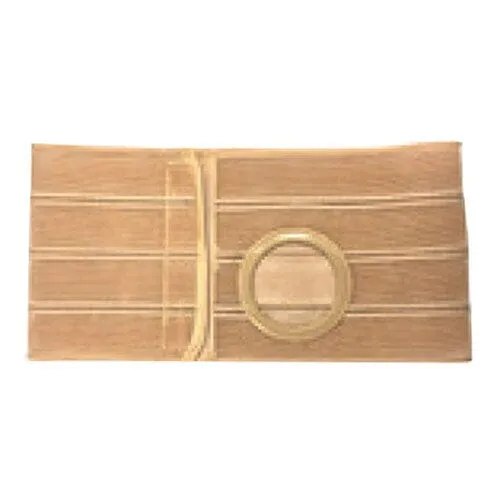 Nu-Hope Nu-Form™ Support Belt, 3-1/8" Stoma, 7" Wide, Left, Prolapse Strap, 1-1/2" From Bottom, Small (28" to 32" Waist), Beige