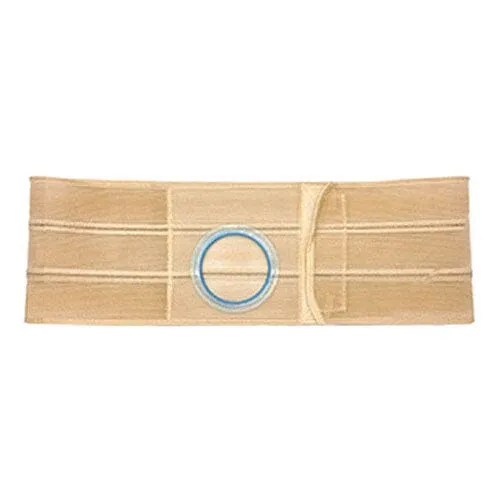 Nu-Hope Support Belt, Original Flat Panel, 2-7/8'' Stoma, 8'' Wide, Right, 1'' From Bottom, Large (36" to 41" Waist), Beige