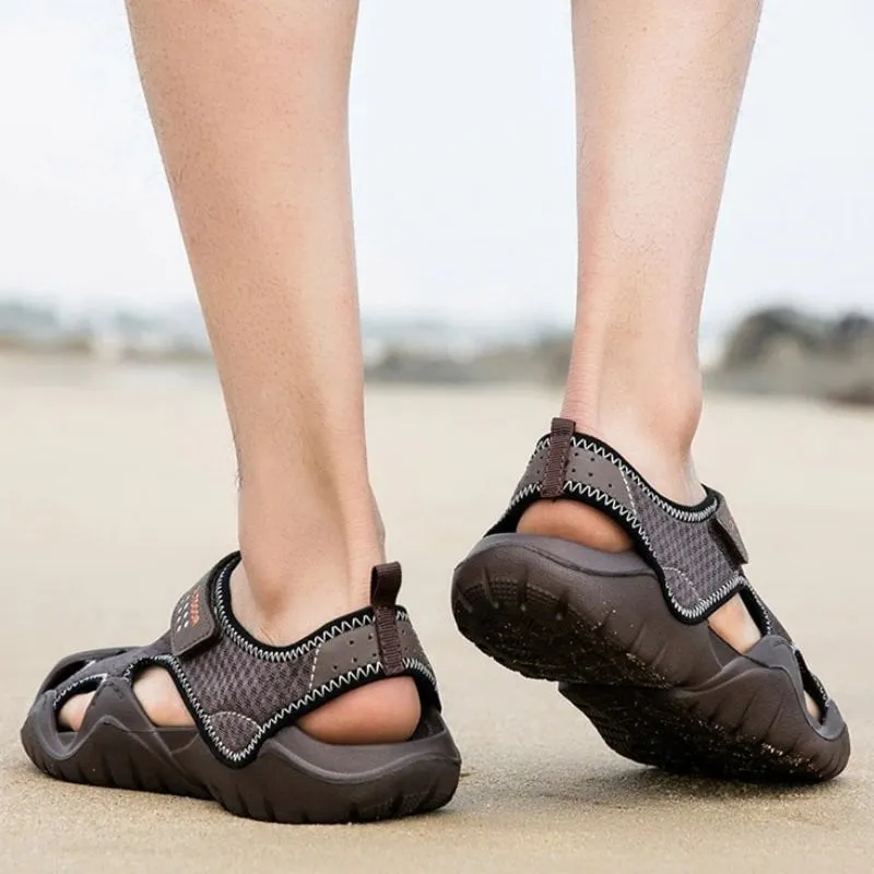 OCW Men Sturdy Orthopedic Sandals Nonslip Leisure Slides