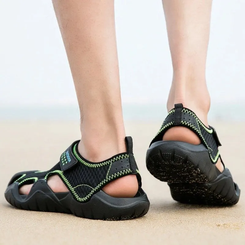 OCW Men Sturdy Orthopedic Sandals Nonslip Leisure Slides