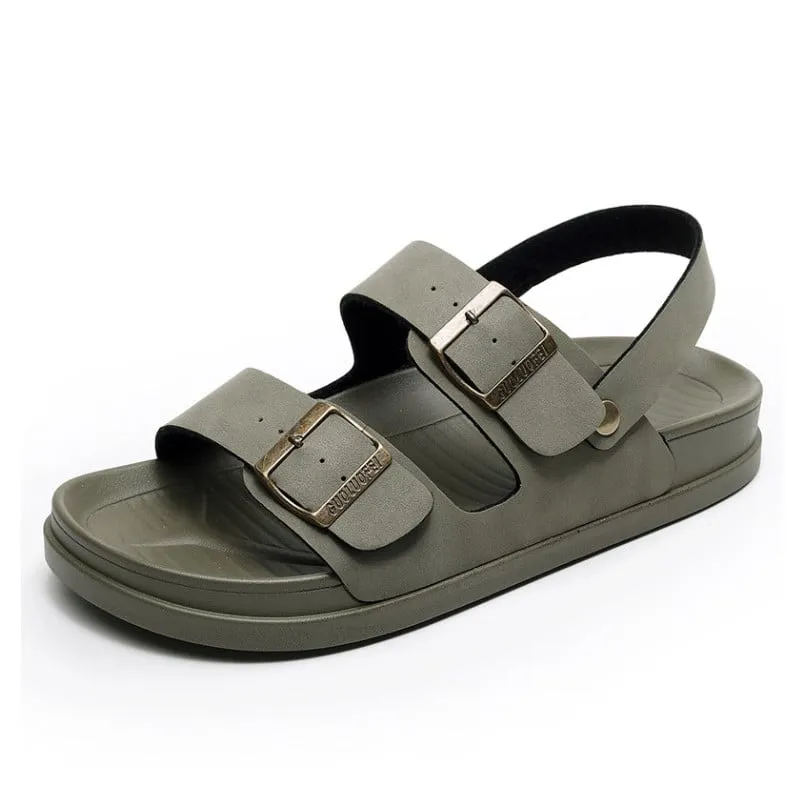 OCW Men Waterproof Orthopedic Sandals Buckle Arch Support Beach Slides