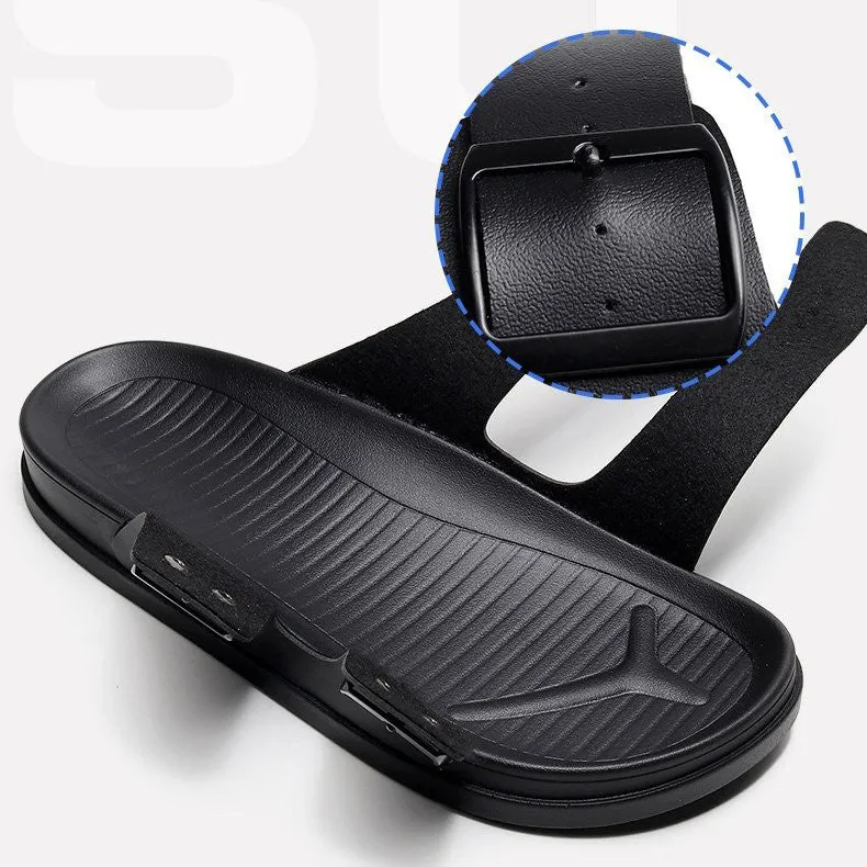 OCW Men Waterproof Orthopedic Sandals Buckle Arch Support Beach Slides