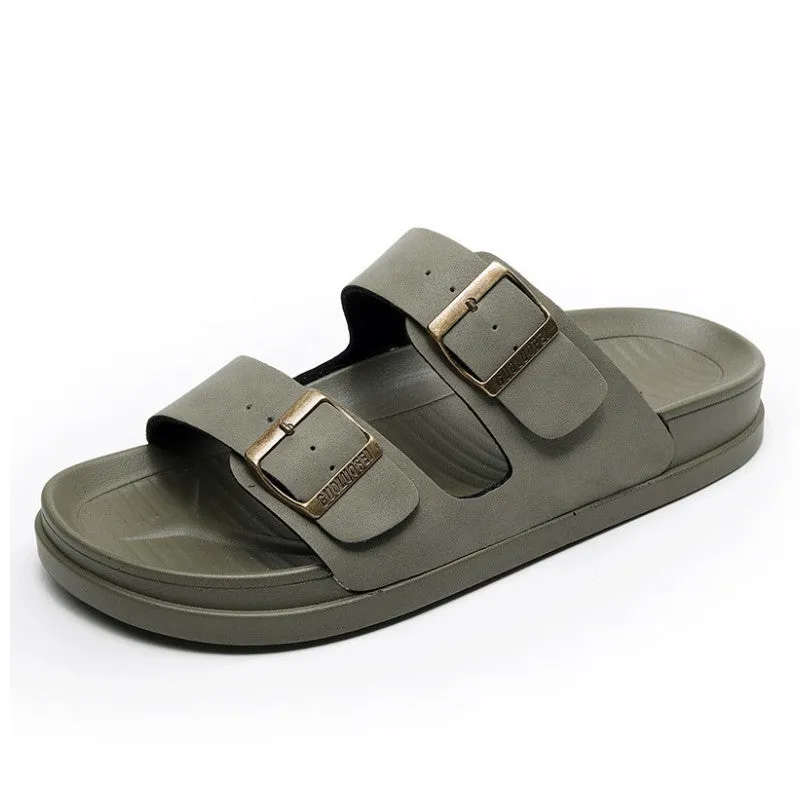 OCW Men Waterproof Orthopedic Sandals Buckle Arch Support Beach Slides