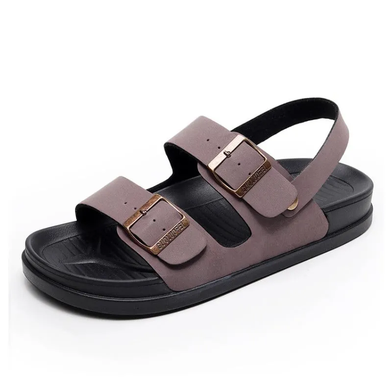 OCW Men Waterproof Orthopedic Sandals Buckle Arch Support Beach Slides