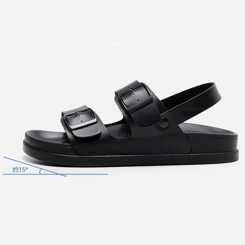 OCW Men Waterproof Orthopedic Sandals Buckle Arch Support Beach Slides