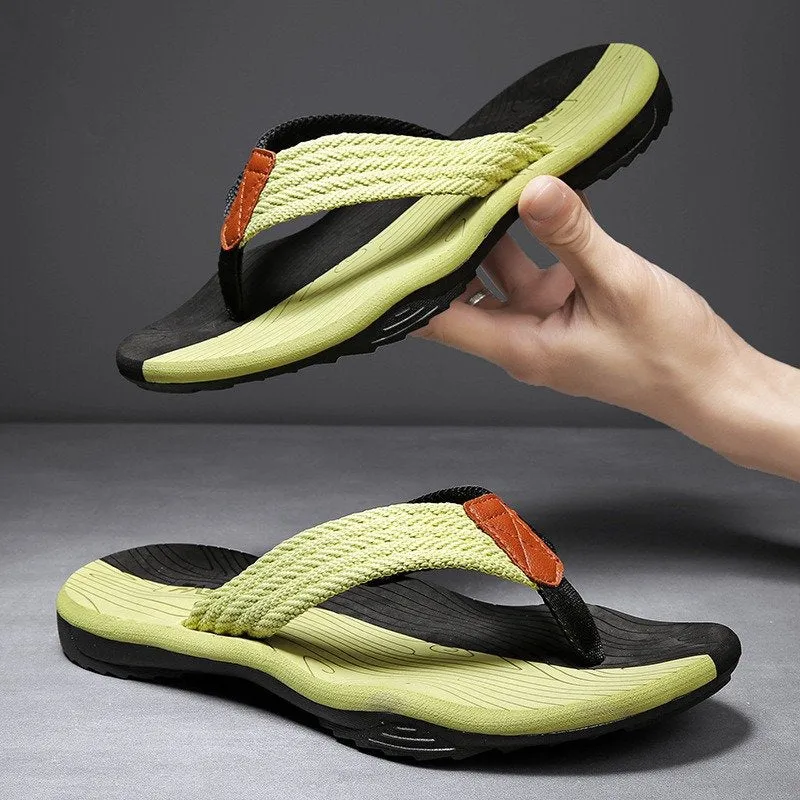 OCW Orthopedic Sandals Men Wide Width Comfy Flat Sporty Flip-flops Trendy Summer