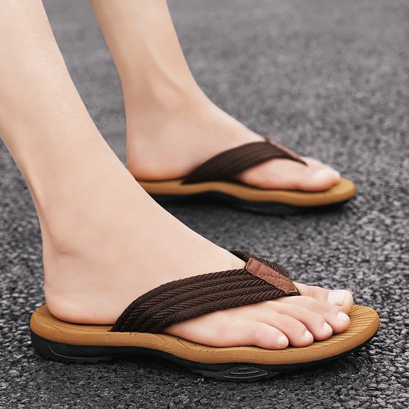 OCW Orthopedic Sandals Men Wide Width Comfy Flat Sporty Flip-flops Trendy Summer