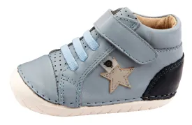 Old Soles Girl's & Boy's Champster Pave Shoes - Dusty Blue/Navy/Gris