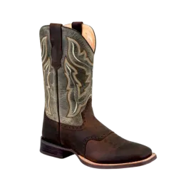 Old West Men's Broad Square Toe Boots