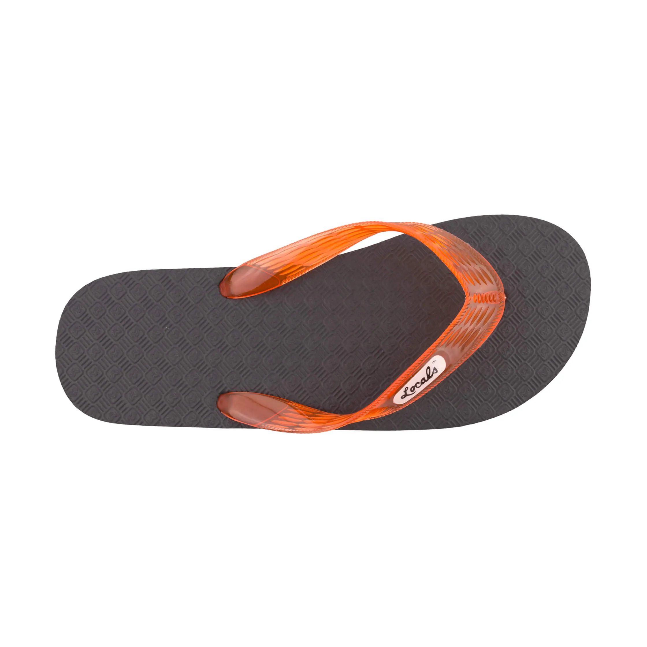 Original Men's Translucent Orange Strap Slippah